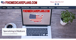 Desktop Screenshot of findmedicareplans.com